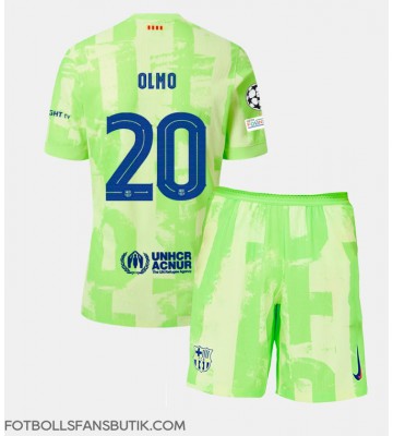Barcelona Dani Olmo #20 Replika Tredje Tröja Barn 2024-25 Kortärmad (+ Korta byxor)